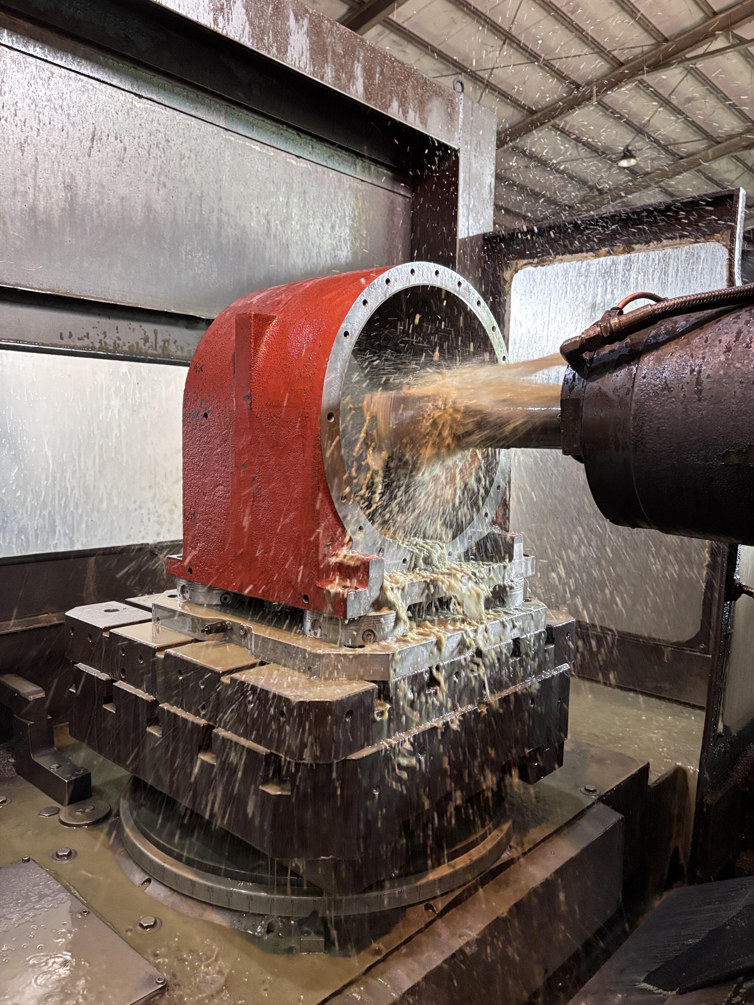 CNC臥式搪孔加工